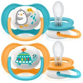 Пустышка Ultra Air "Animal" для мальчика, Philips AVENT, 6-18 мес фото