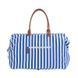 Сумка Mommy bag stripes electric blue, Childhome