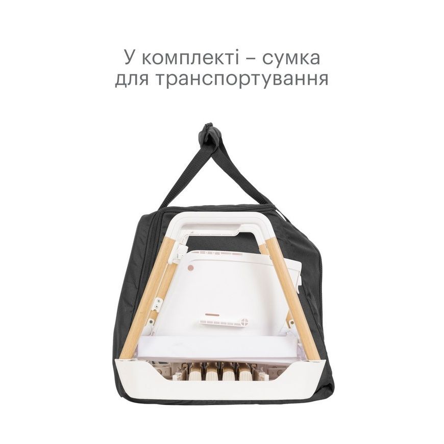 Стільчик для годування 7 в 1 Nova білий з сірим для дітей, Tutti Bambini, 6 міс-12 років фото