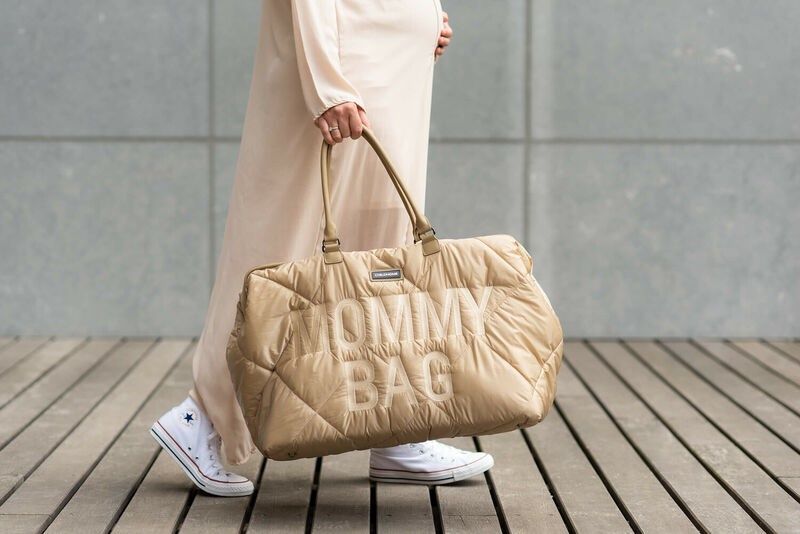 Сумка Mommy bag puffered beige, Childhome фото