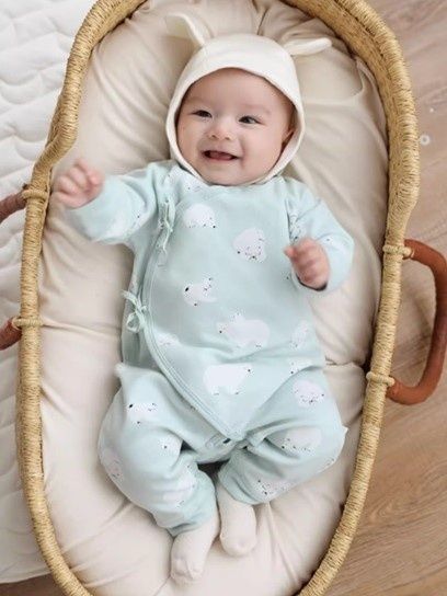 Чоловічок м'ятний на запах з білими ведмедями для немовлят, Koala Bebe, newborn фото
