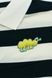 Футболка-поло чорно-біла для дітей, Mini Bala, 12-18 міс
