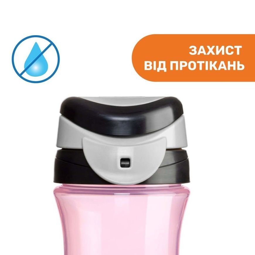 Чашка пластиковая для питья "Kids Cup" от 2 лет для девочки, Chicco, 350 мл фото