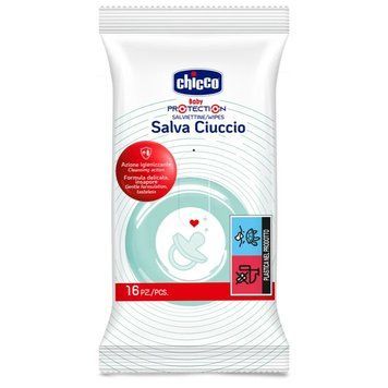 Салфетки дезинфицирующие Chicco "Salva Ciuccio" (16 шт) фото