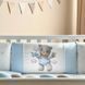 Комплект постельного белья для новорождённого Kids toys Мишка голубой, MSonya