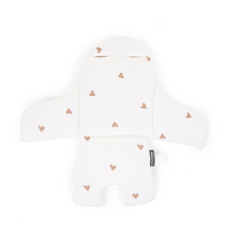 Подушка к стульчику для кормления Evolu hearts, Childhome фото
