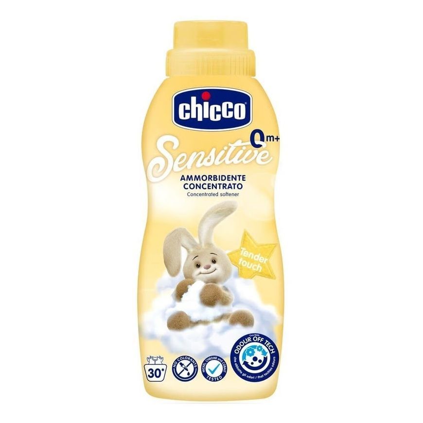 Пом&rsquo;якшувач тканин "Sensitive Tender touch", Chicco, 750 мл фото