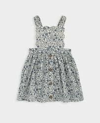 Набор платье, боди голубые цветы и молоко для девочки, Mamas Papas, 6-9 мес фото