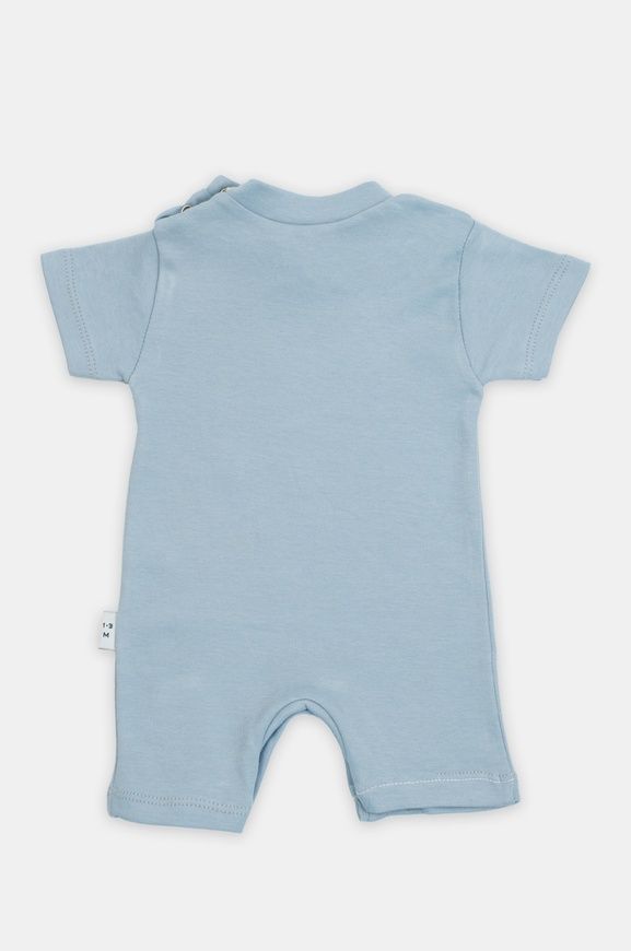 Ромпер голубой с жирафом для младенцев, Efilix, 1-3 мес фото