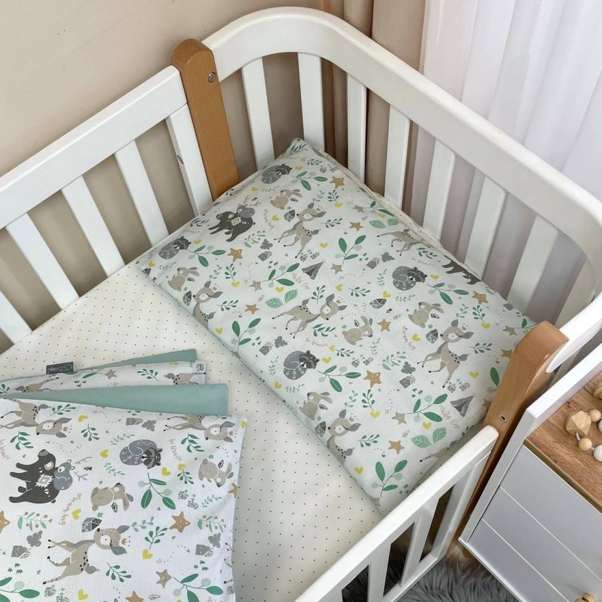 Змінна постіль Baby Mix Bamby з друзями для немовлят, MSonya фото