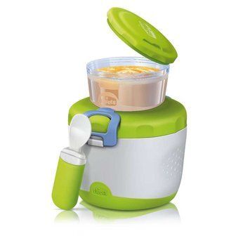 Набор термостойких контейнеров System Easy Meal для еды, Chicco, 6 мес+ фото