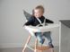 Столик к стульчику для кормления Evolu white, Childhome