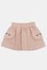 Юбка розовая с карманами и цветочками для девочки, Vauva, 1-2 года