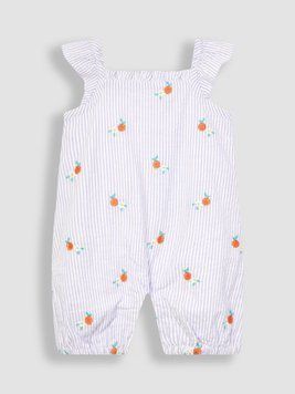 Ромпер із вишивкою для дівчинки, JoJo Maman Bebe, 3-6 міс фото