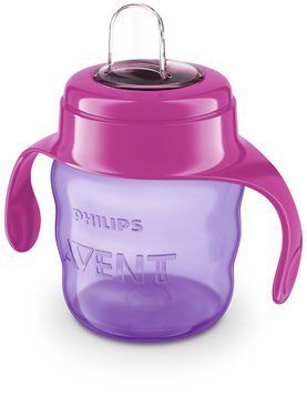 Чашка-непроливайка с мягким носиком розовая для младенцев, Philips AVENT, 200 мл, 6 мес+ фото