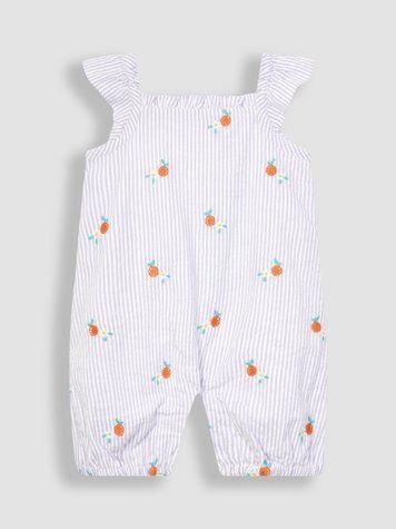 Ромпер с вышивкой для девочки, JoJo Maman Bebe, 3-6 мес фото