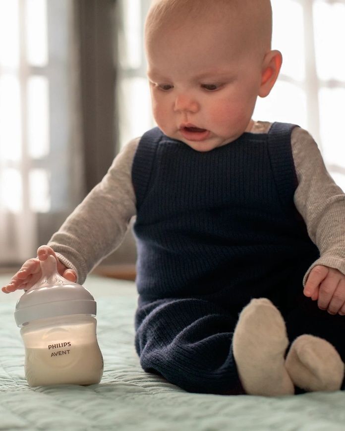 Пляшечка для годування Natural Природний потік для немовлят, Philips AVENT, 125 мл фото