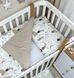 Змінна постіль Baby Mix Зайці на драбинці бежевий для немовлят, MSonya