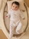 Человечек белый на кнопках с лео для младенцев, Sergent Major, 3 мес