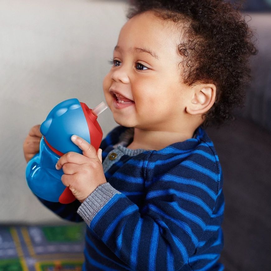 Чашка із трубочкою для хлопчика, Philips AVENT, 210 мл, 9 міс+ фото