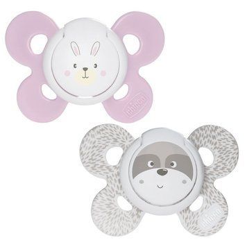 Пустышка Physio Comfort силиконовая 2шт. для девочки, Chicco, 2-6 мес фото