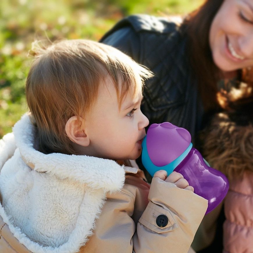 Чашка с трубочкой для девочки, Philips AVENT, 210 мл, 9 мес фото
