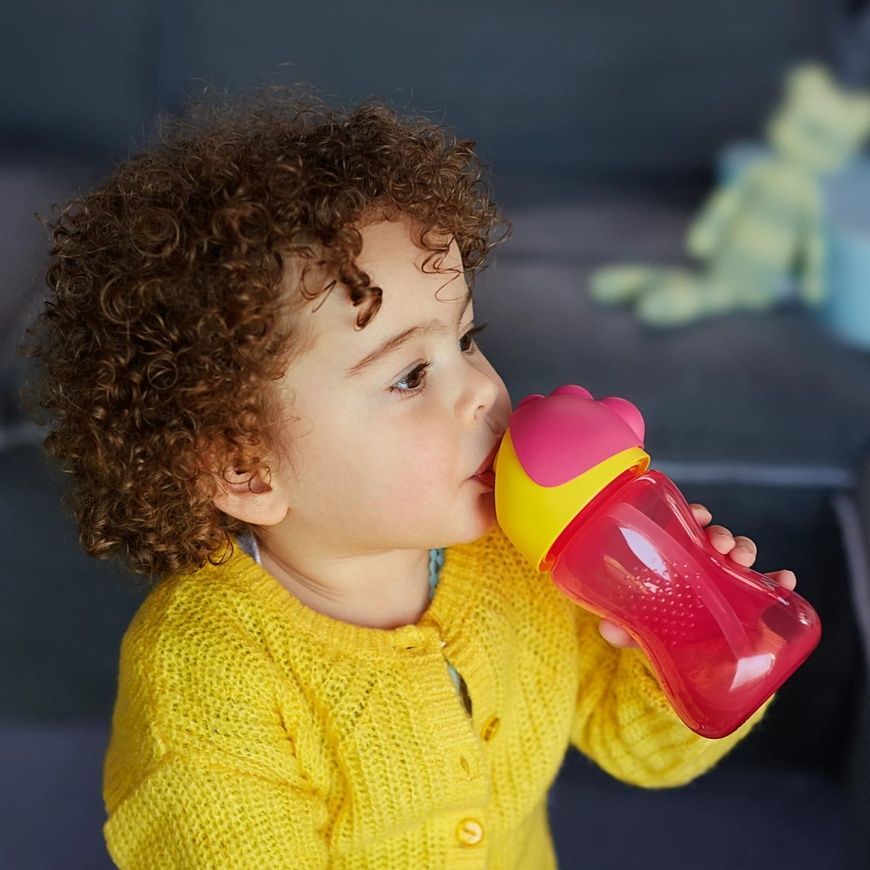Чашка с трубочкой для девочки, Philips AVENT, 300 мл, 12 мес фото