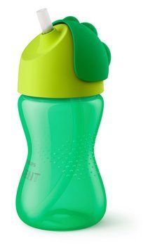 Чашка с трубочкой для мальчика, Philips AVENT, 300 мл, 12 мес фото