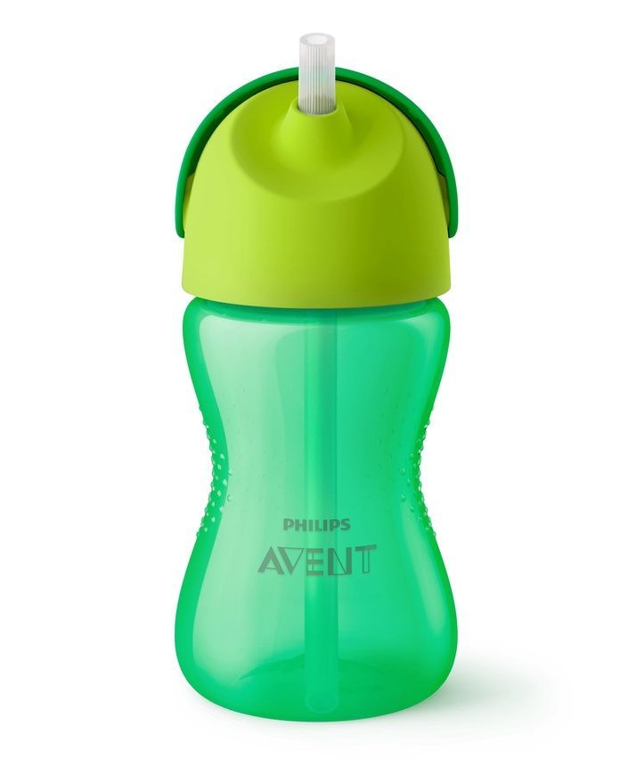 Чашка із трубочкою для хлопчика, Philips AVENT, 300 мл, 12 міс фото