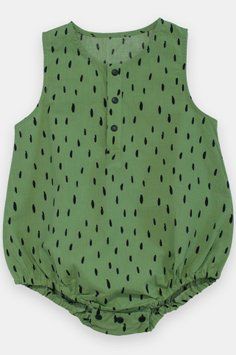Боди зеленое в черный горошек для младенцев, Koala Bebe, 3-6 мес фото