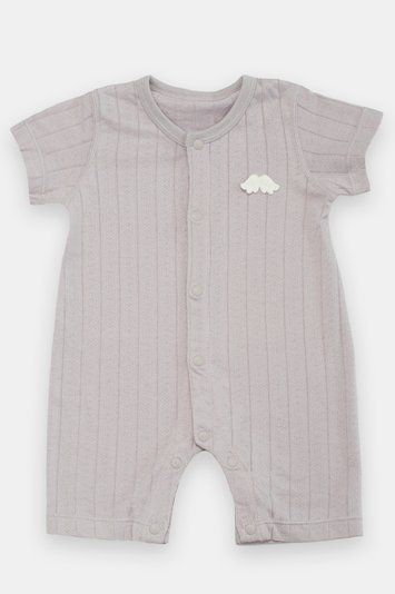 Ромпер ліловий у рубчик Янгол для немовлят, Koala Bebe, 0-3 міс фото
