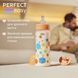 Бутылка пластиковая "Perfect Easy" соска силиконовая, быстрый поток для мальчика, Chicco, 330мл, 4 мес+