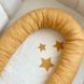 Кокон Stars поплін/вафля гірчиця для немовлят, MSonya