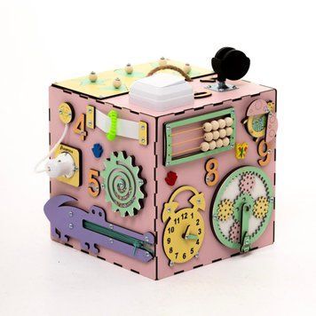 Бізікубик дитячий Рожевий Маленький, JOY TOY фото