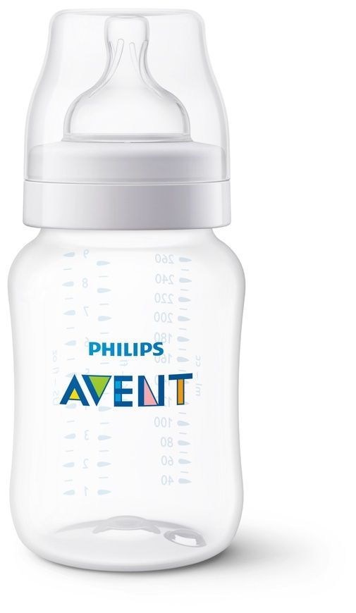 Пляшечка для годування Анти-Колік для немовлят, Philips AVENT, 260 мл фото