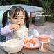 Набор посуды "Set Pappa" розовый для детей, Chicco, 12 мес+