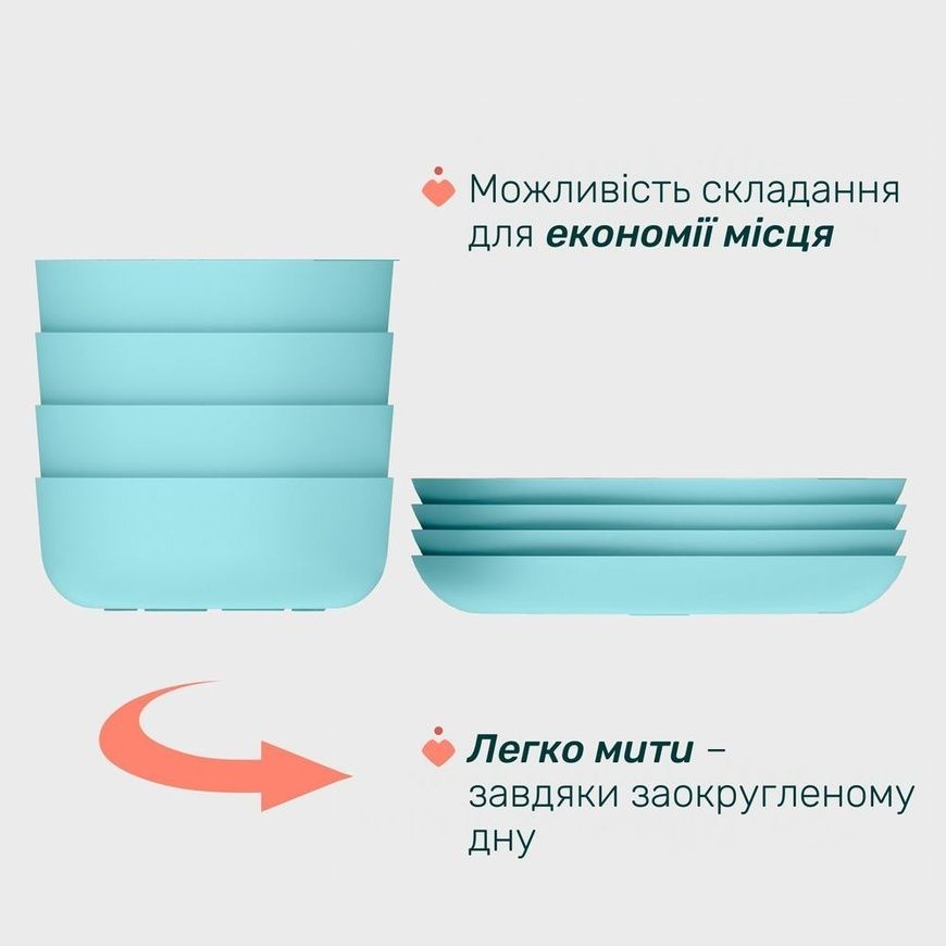 Набір посуду "Set Pappa" блакитний для дітей, Chicco, 12 міс+ фото