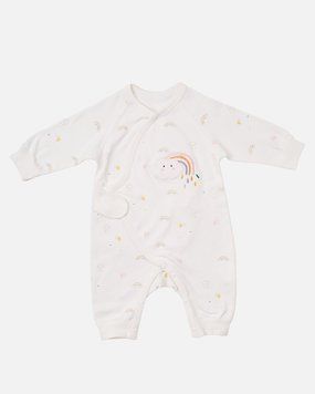 Чоловічок білий з радугою для немовлят, Koala Bebe, 0-3 міс фото