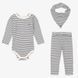 Комплект: боді, штанці, нагрудник-бандана для немовлят, Tommy Hilfiger, newborn