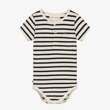 Боди с коротким рукавом в полоску для младенцев, Tommy Hilfiger, 3-6 мес фото