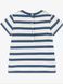 Футболка белая в синюю полоску с мишкой для девочки, Ralph Lauren, 9 мес
