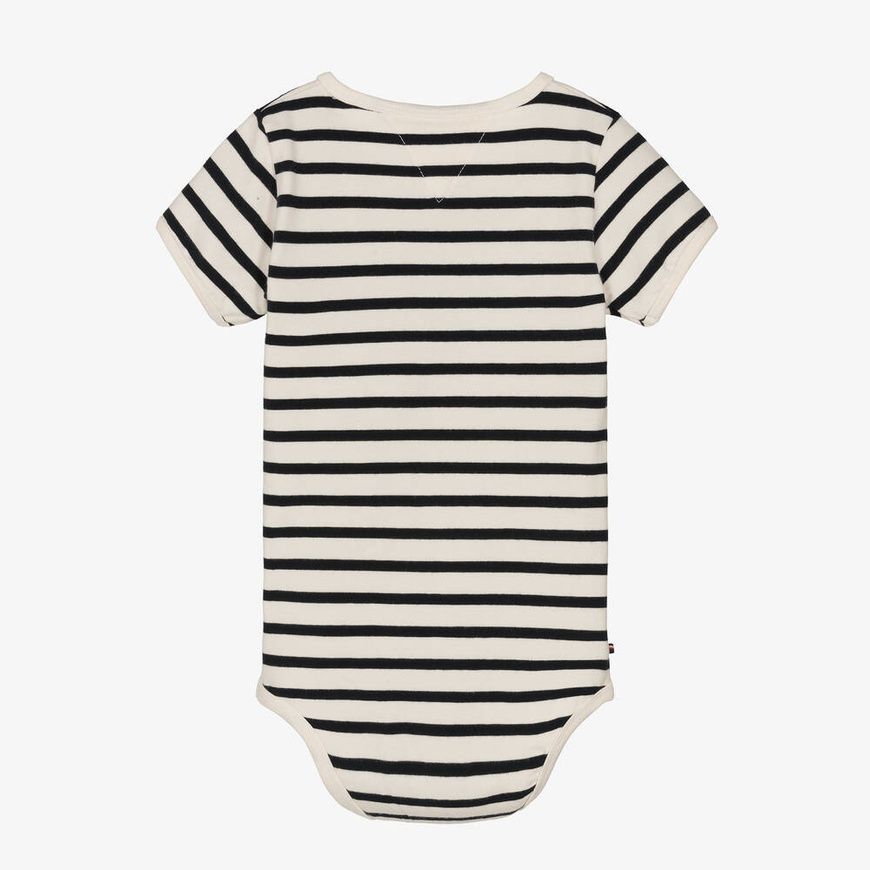 Боди с коротким рукавом в полоску для младенцев, Tommy Hilfiger, 3-6 мес фото