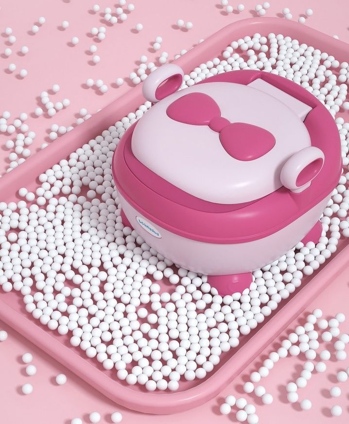 Детский горшок Лу Лу, розовый - Babyhood фото