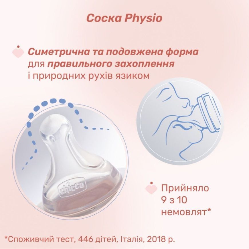 Пляшка пластикова "Perfect Easy" соска силіконова, повільний потік для немовлят, Chicco, 150 мл, 0 міс+ фото