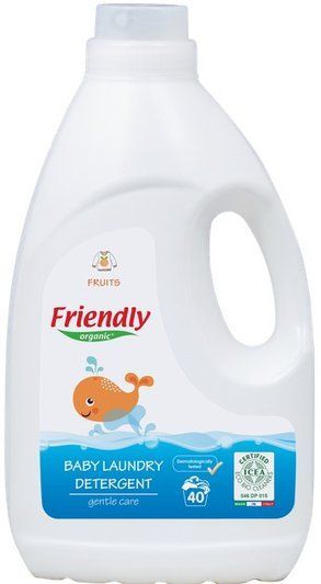 Органічний рідкий пральний порошок Baby Laundry Det. Fruits Friendly Organic фрукти 2000 мл (40 пран фото