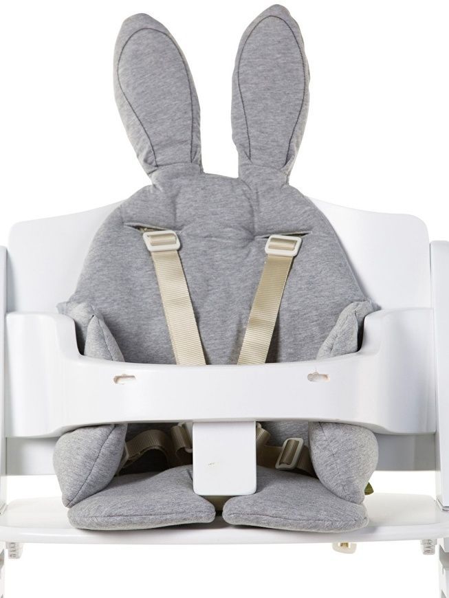 Подушка универсальная к стульчику для кормления rabit, grey, Childhome фото