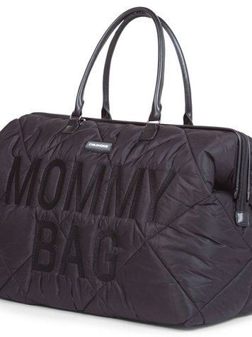 Сумка Mommy bag puffered black, Childhome фото