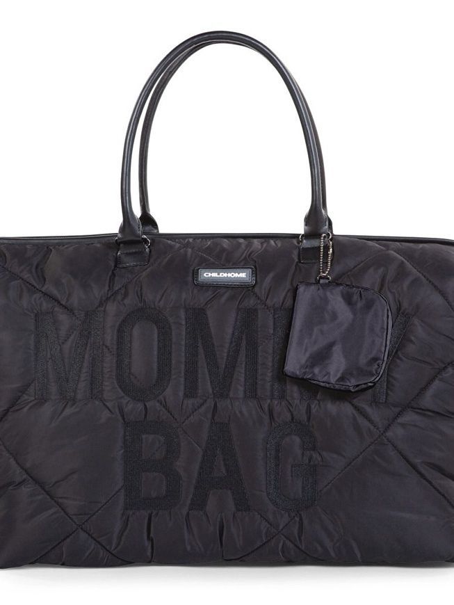 Сумка Mommy bag puffered black, Childhome фото