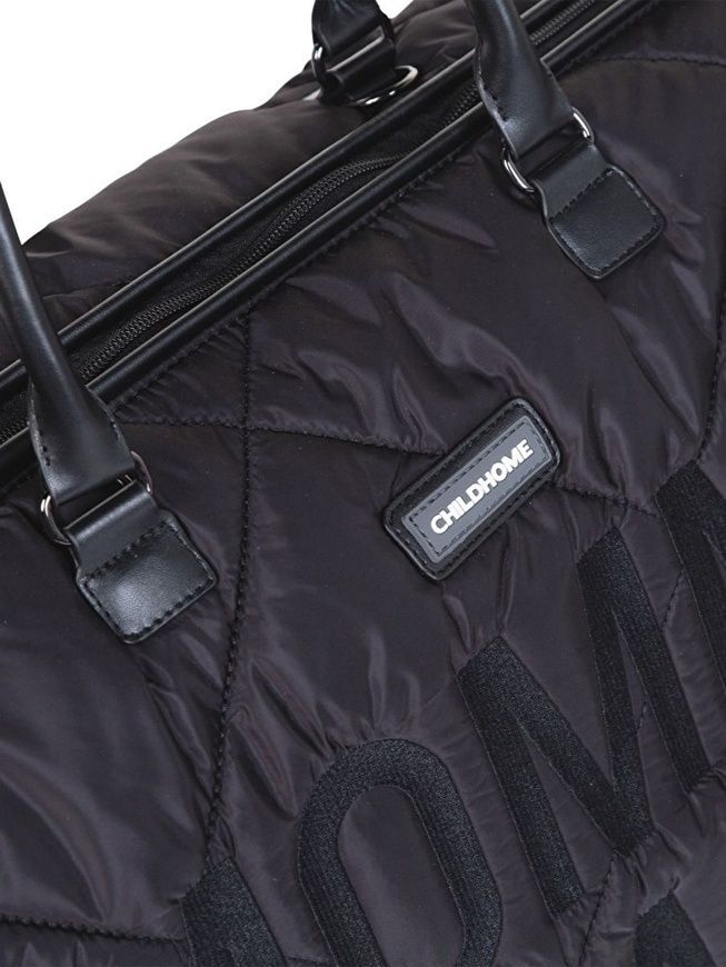 Сумка Mommy bag puffered black, Childhome фото