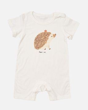 Ромпер молочний з їжачком для немовлят, Koala Bebe, 9-12 міс фото